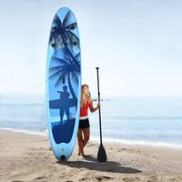 Goplus 9.8'/10'/11' Inflatable Stand Up Paddle Board W/carry Bag Adjustable Paddle Adult Youth