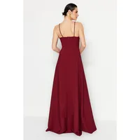 Woman Maxi A-line Regular Fit Woven Evening & Prom Dress