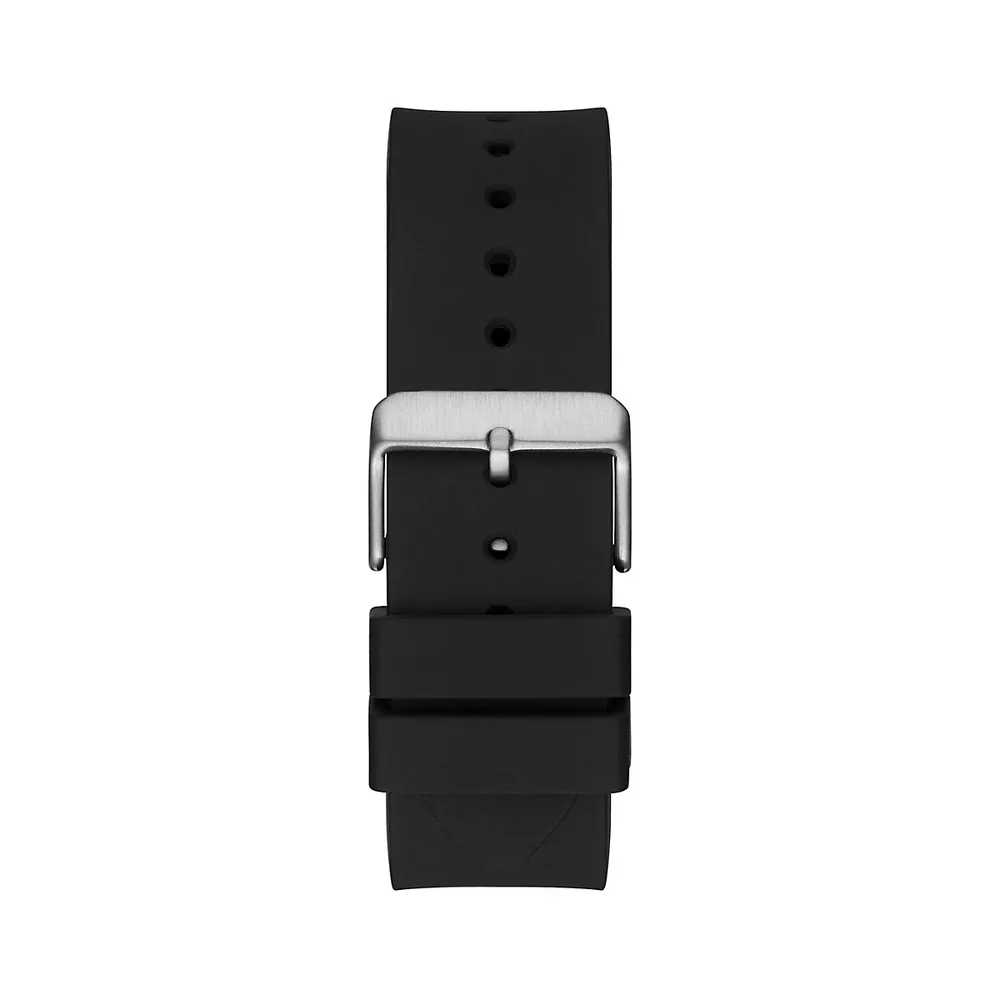 Stainless Steel & Silicon Strap Watch​ GW0203G3