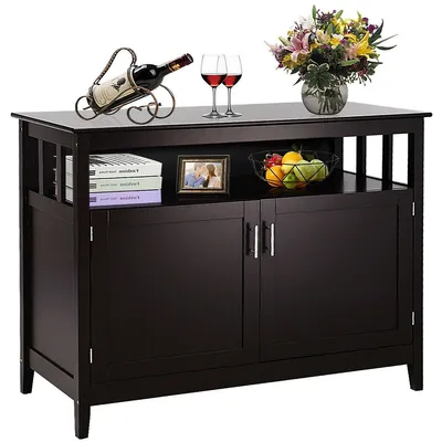 Wood Kitchen Storage Cabinet Buffet Server Dining Table Sideboard Tv Stand