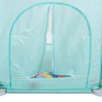 Portable 6-panel Playard Playpen With Breathable Mesh For Kids, Babies, Toddlers, 134 X 121 cm