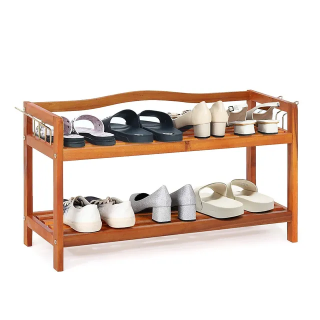 WELLAND 2-Tier Boot Storage Rack for Tall Boots and Shoes Holder 8