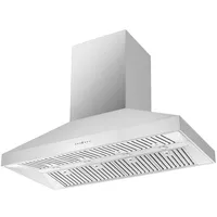Coppito -inch Wall Mount Range Hood, 1200 CFM Double Motor, 4 Speed Control, All Stainless Steel