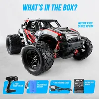 1:18 Remote Control Rc Car High-speed 35km/h 4wd Rc 2.4 Ghz Toy Off Road Monster Truck Buggy All Terrain Red For Adult