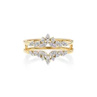 Enhancer Ring With 0.33 Carat Tw Of Diamonds In 14kt Yellow Gold
