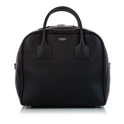 Pre-loved Medium Cube Leather Satchel