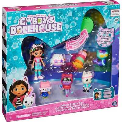 Gabby's Dollhouse Deluxe Figure Set - Dance Party Edition