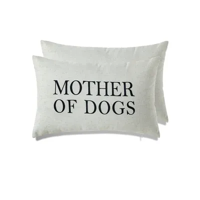 Home And Dog Throw Pillow