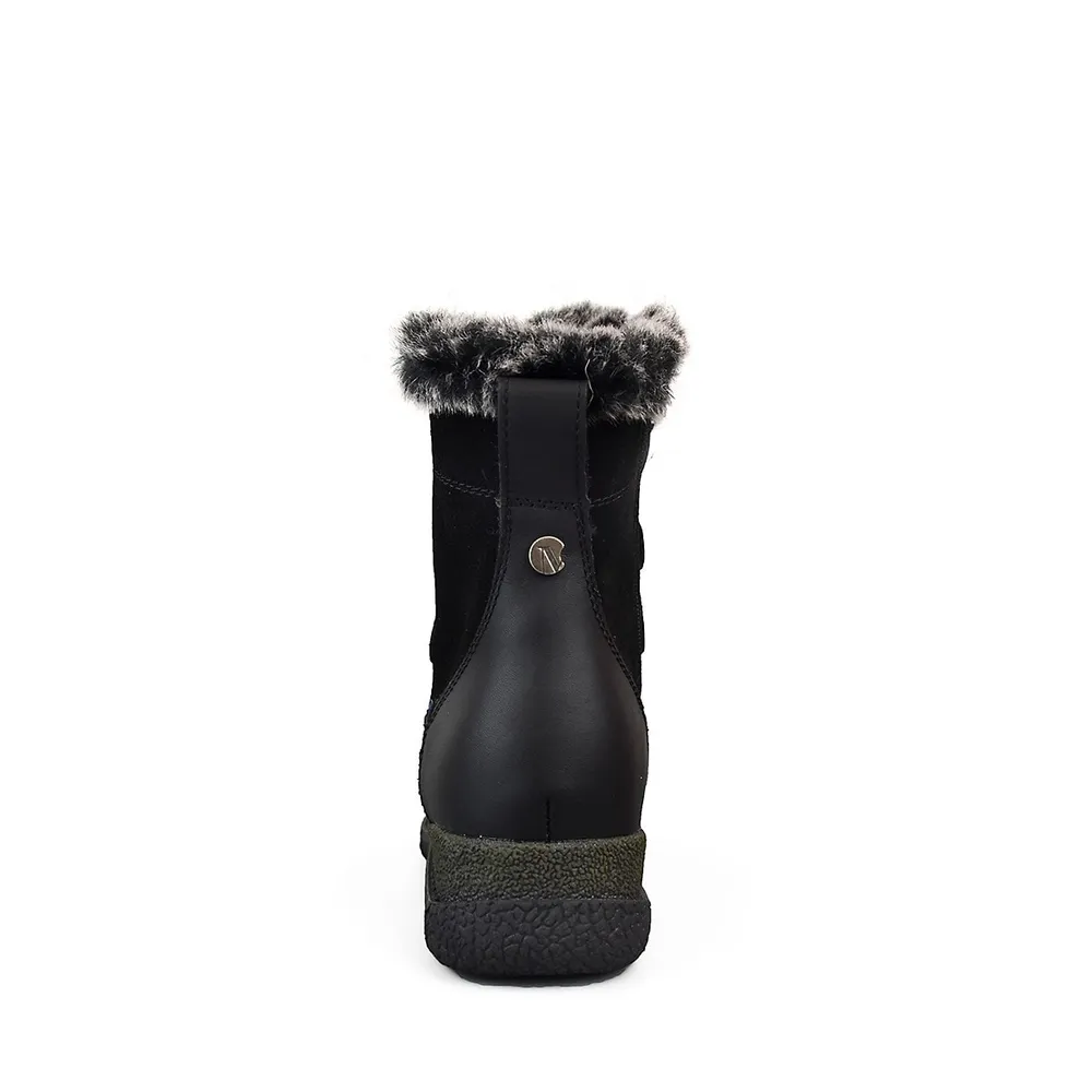 Women's Waterproof Wool Lined Short Winter Boots Maya