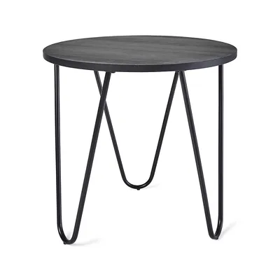 Noir Round Side Table