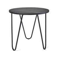 Noir Round Side Table