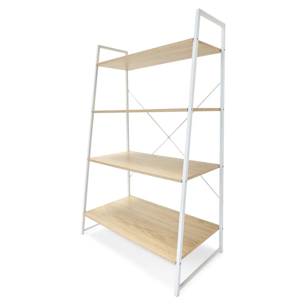 Scandi Ladder 4-Tier Bookshelf