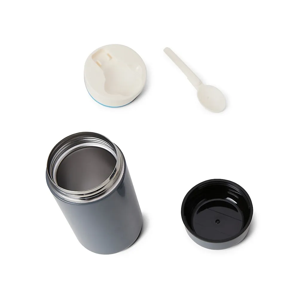 500ml Double-Wall Food Storage Jar With Spoon