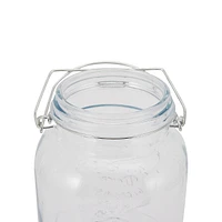 Drink Dispenser With Clip Lid