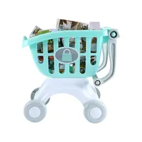 Toy Shopping Trolley and Food