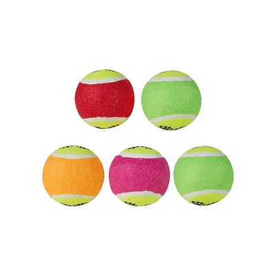 5-Pack Pet Tennis Balls