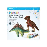 2-Piece Paint Your Own Dinosaur Kit