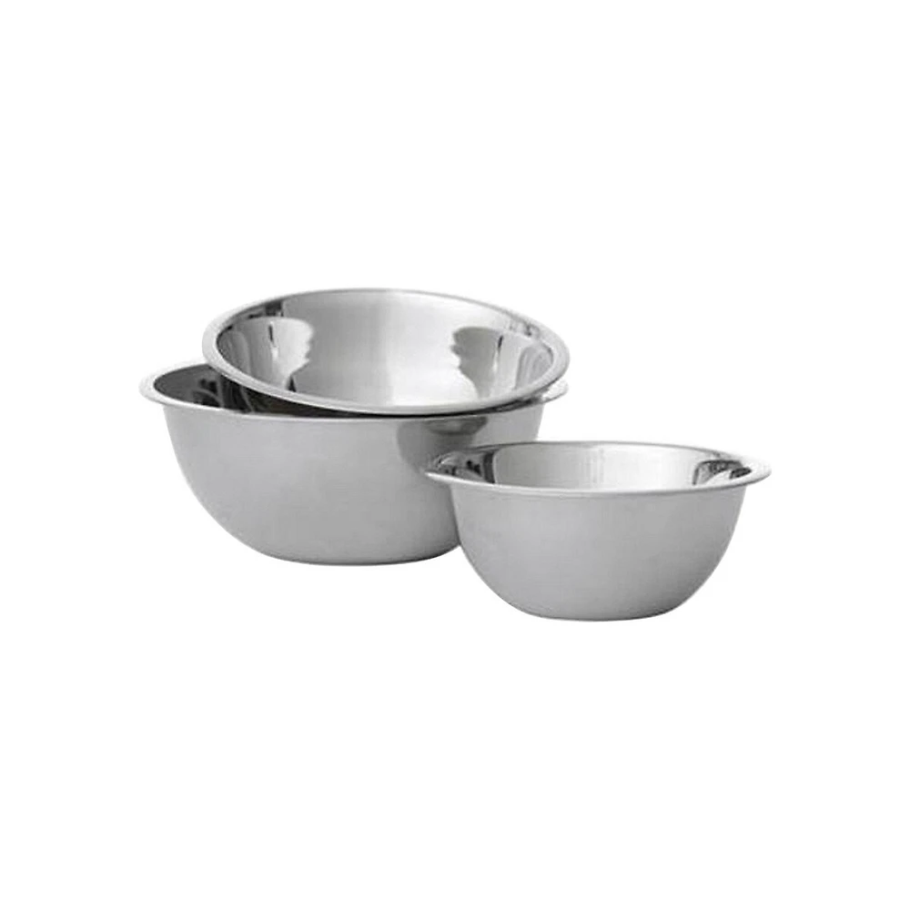 3-Piece Stainless Steel Bowl Set