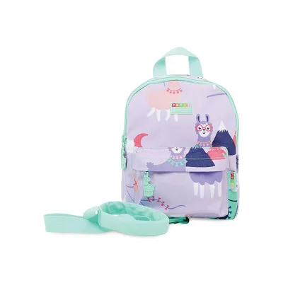 Petit sac à dos avec système de sécurité Loopy Llama pour enfant