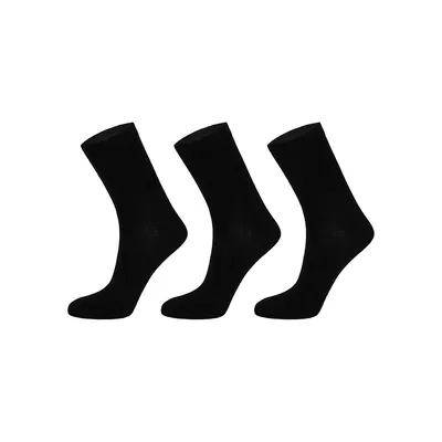 Women's 3-Pair Plain Crew Socks