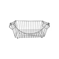 Chrome Stackable Basket Small