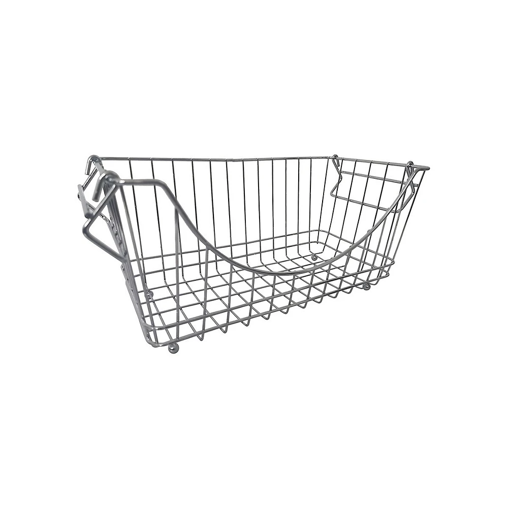 Chrome Stackable Basket