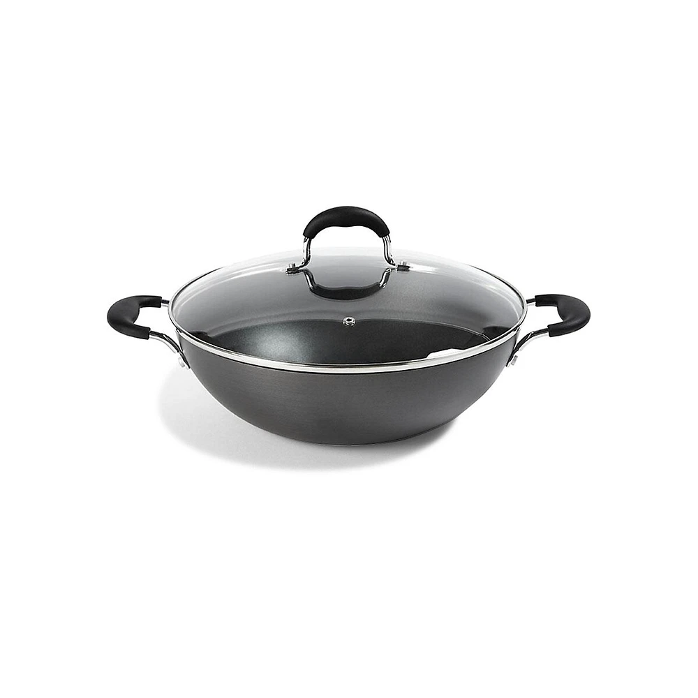 32CM Hard Anodized Wok