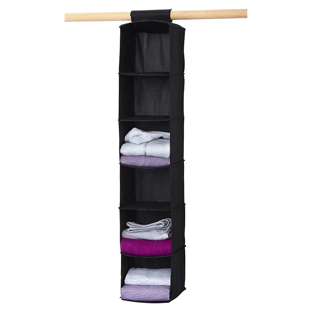 6-Shelf Clothes Hanging Organizer