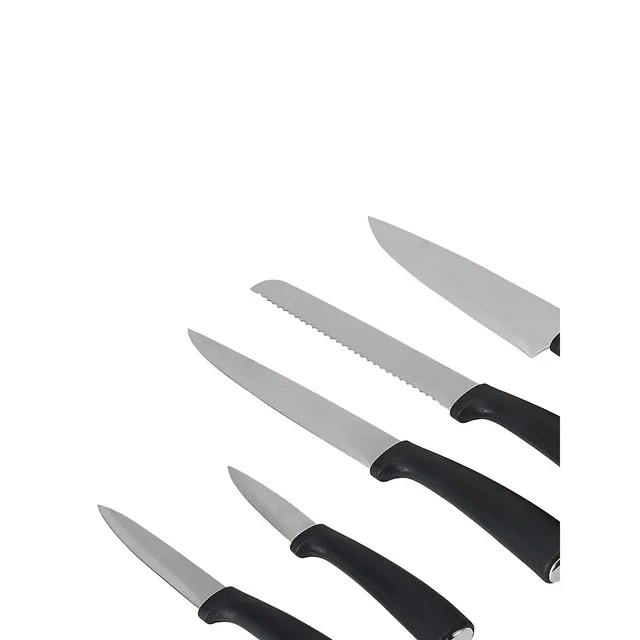 Anko 6-Piece Multicolour Kitchen Knife and Blade Cover Set