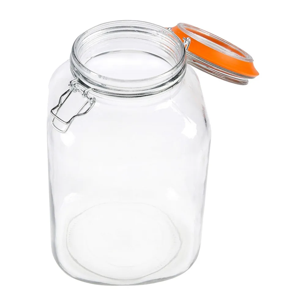 3L Clip Lid Glass Jar