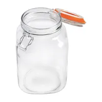 2L Clip Lid Glass Jar