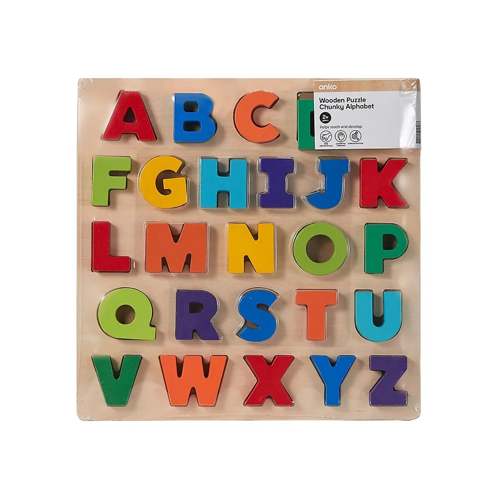 Learn The Alphabet Chunky Wooden Puzzle