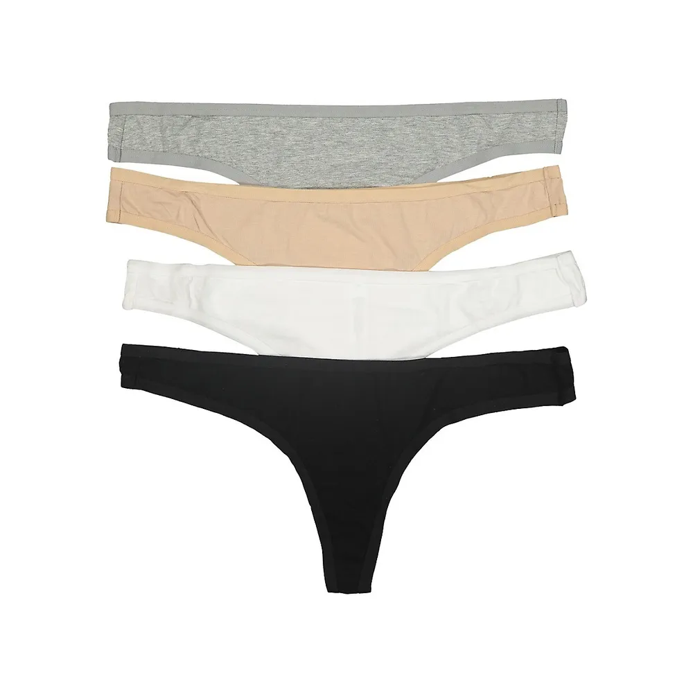 Cabana Cotton Hip G Thong Underwear - Blush