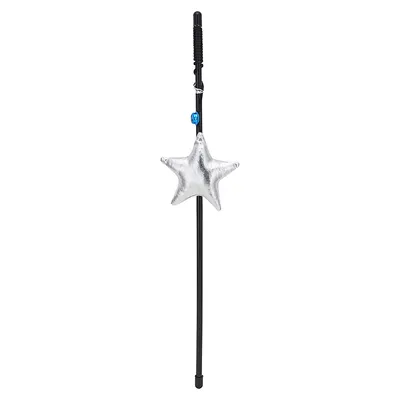 Cat Wand With Silver Star Bell