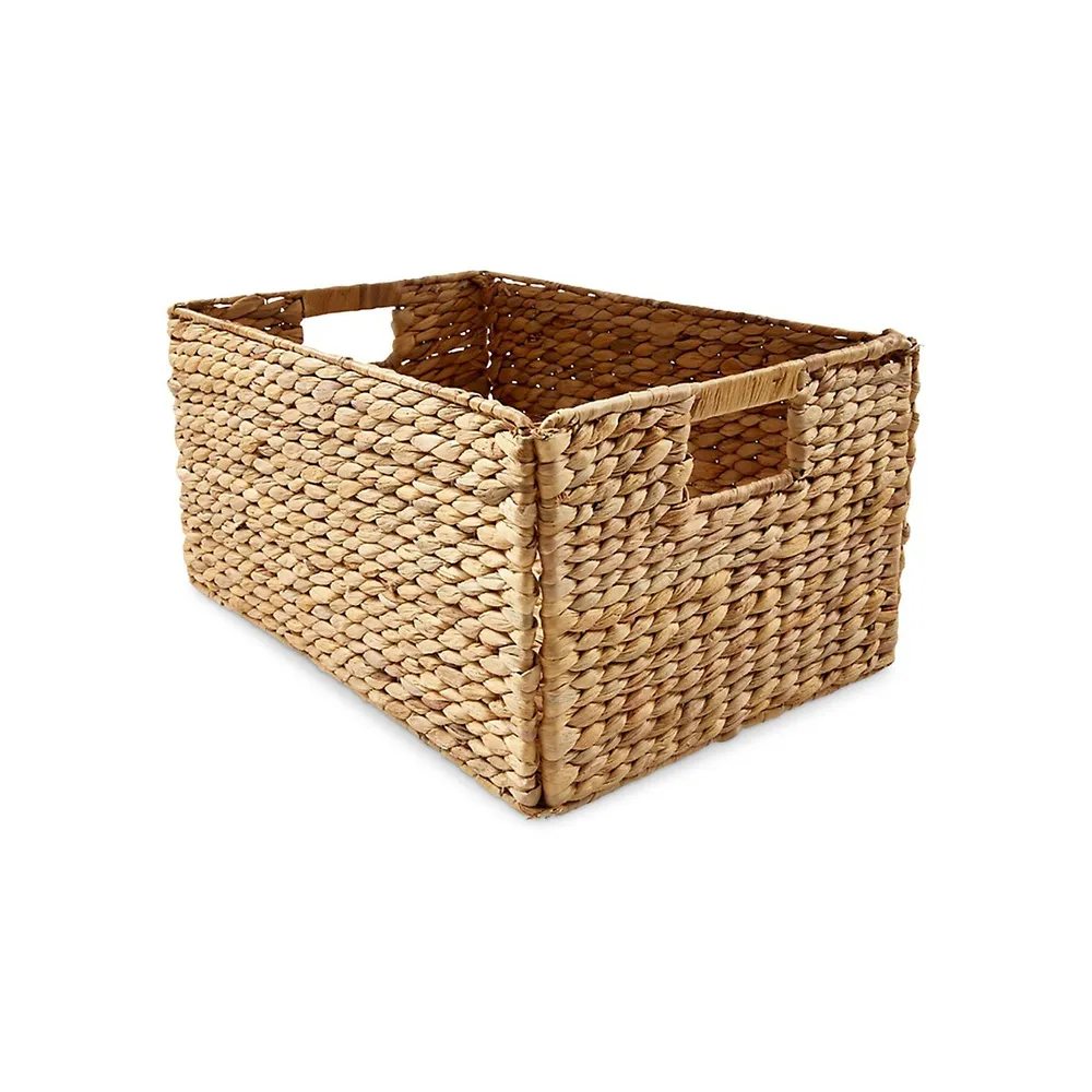 Large Hyacinth Foldable Rectangular Basket