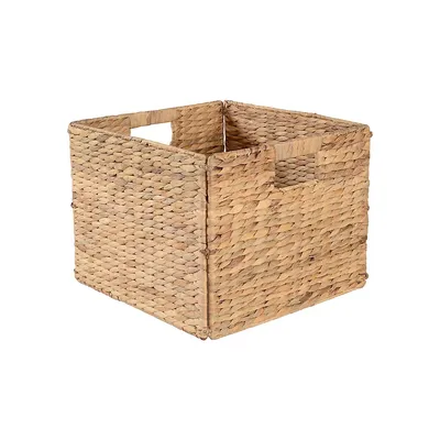 Large Hyacinth Foldable Square Basket