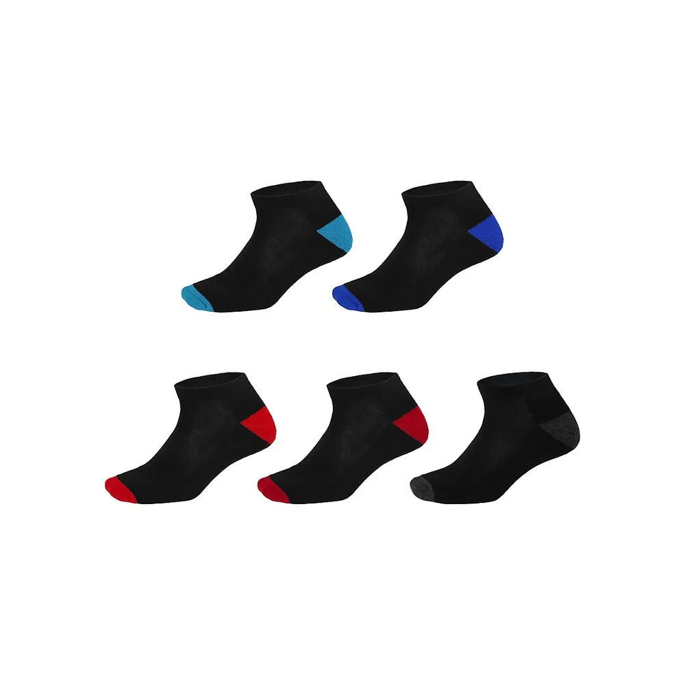 Men's 5-Pair Low-Cut Sport Socks