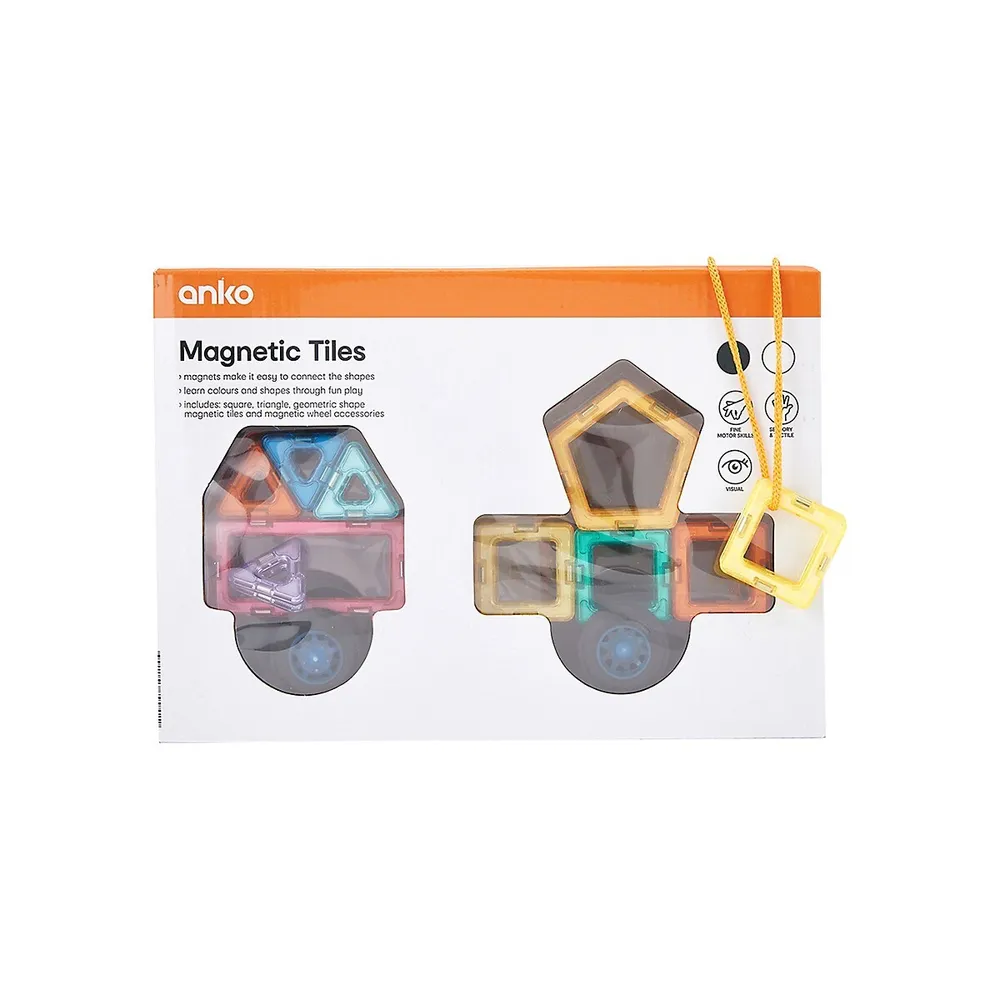 44-Piece Magnetic Tiles Play Set