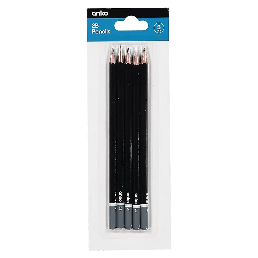 5-Pack 2B Pencils