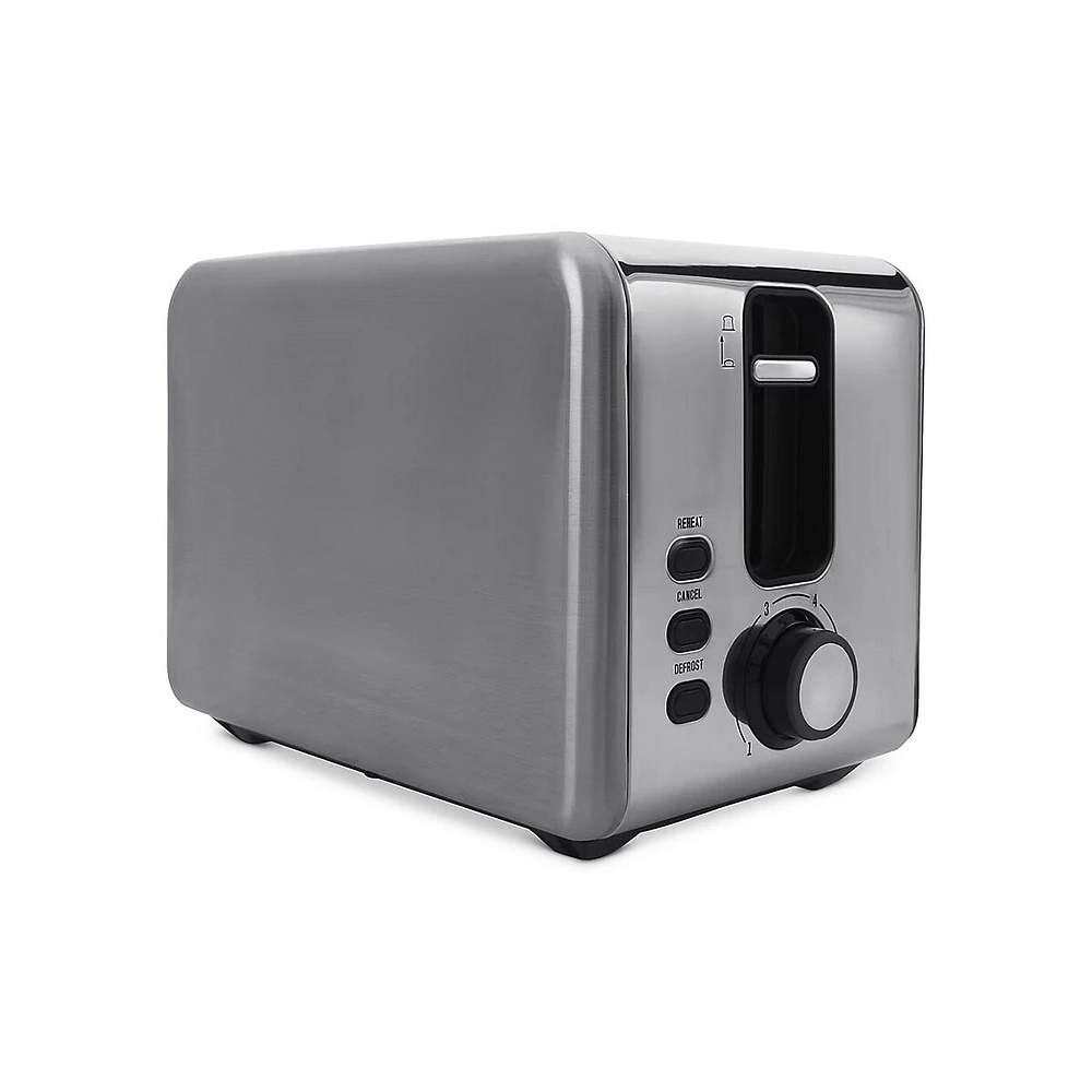 ​2-Slice Stainless Steel Toaster