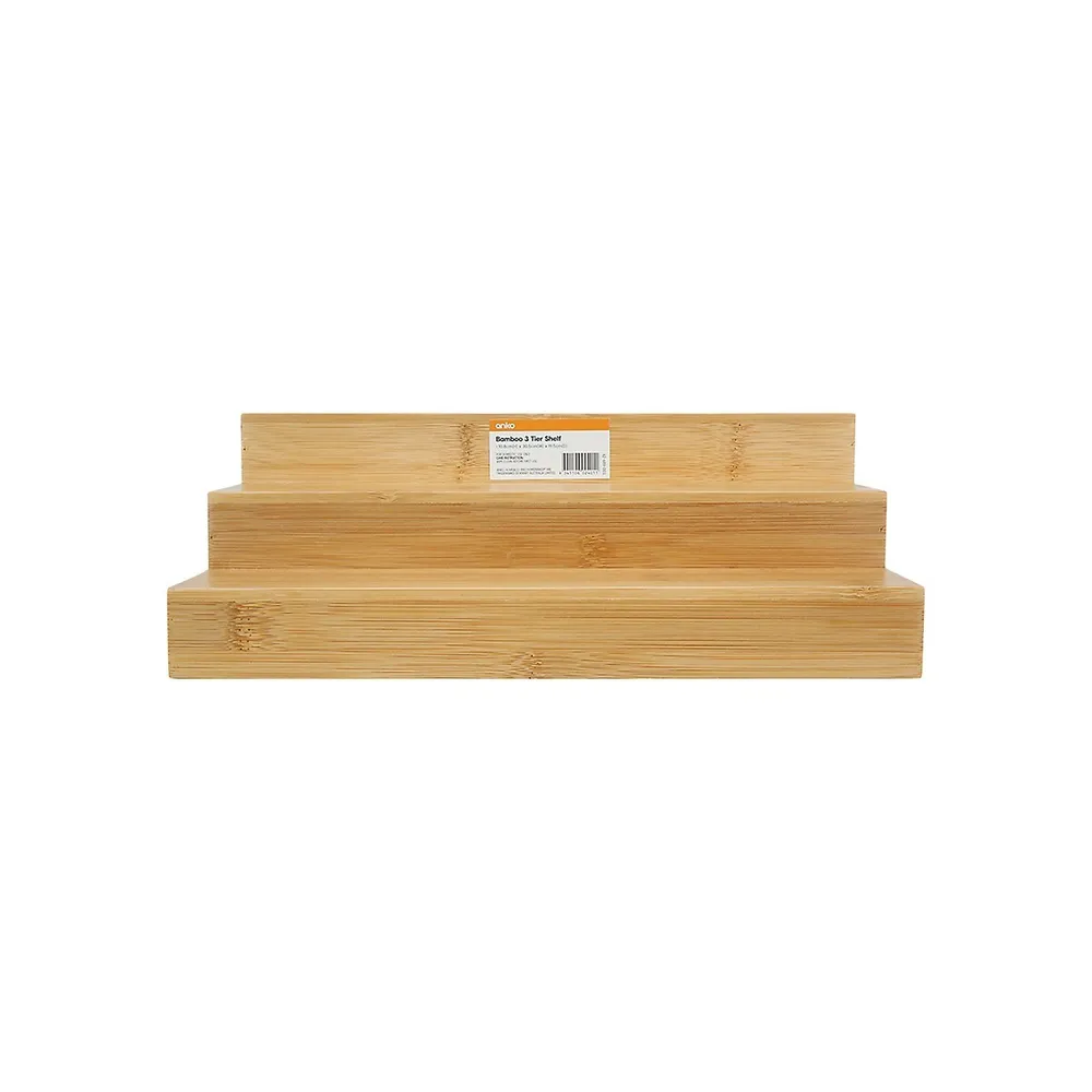 3-Tier Bamboo Shelf