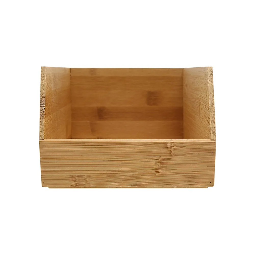 Large Bamboo Stackable Basket