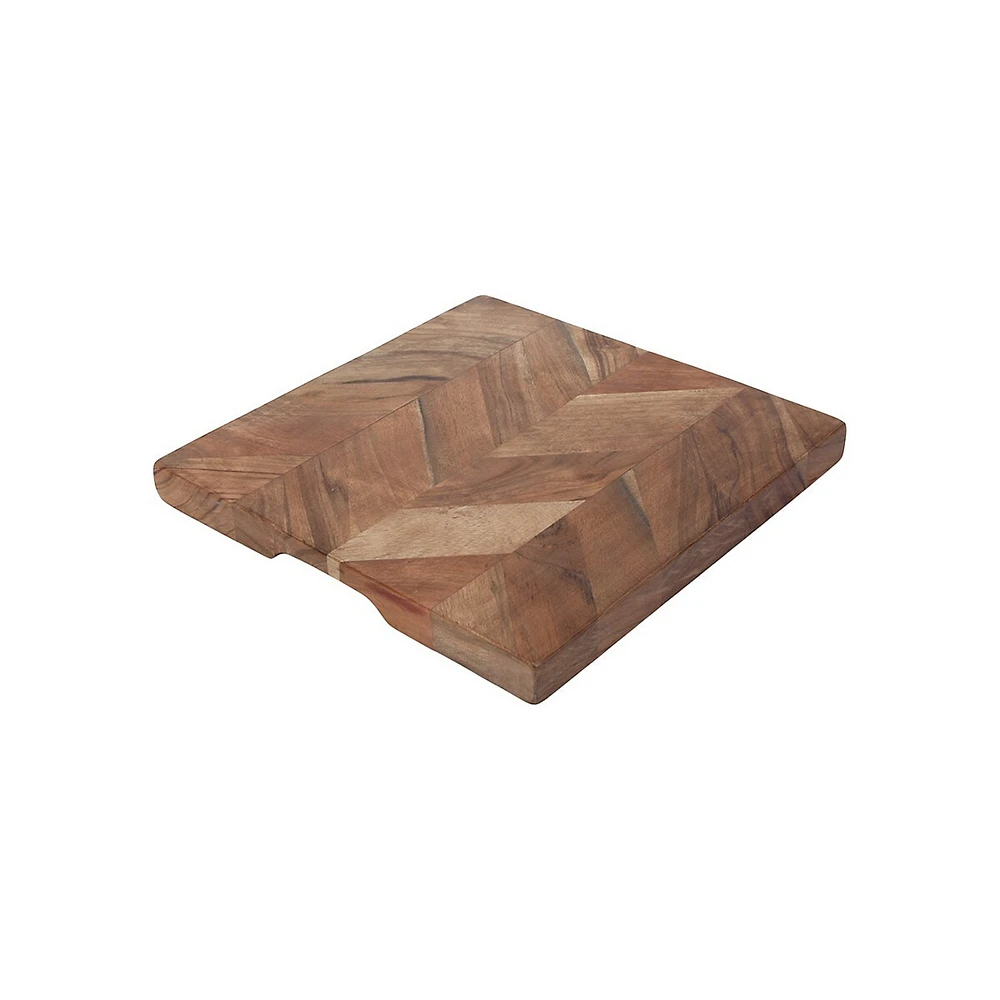 Small Herringbone Acacia Cutting Board