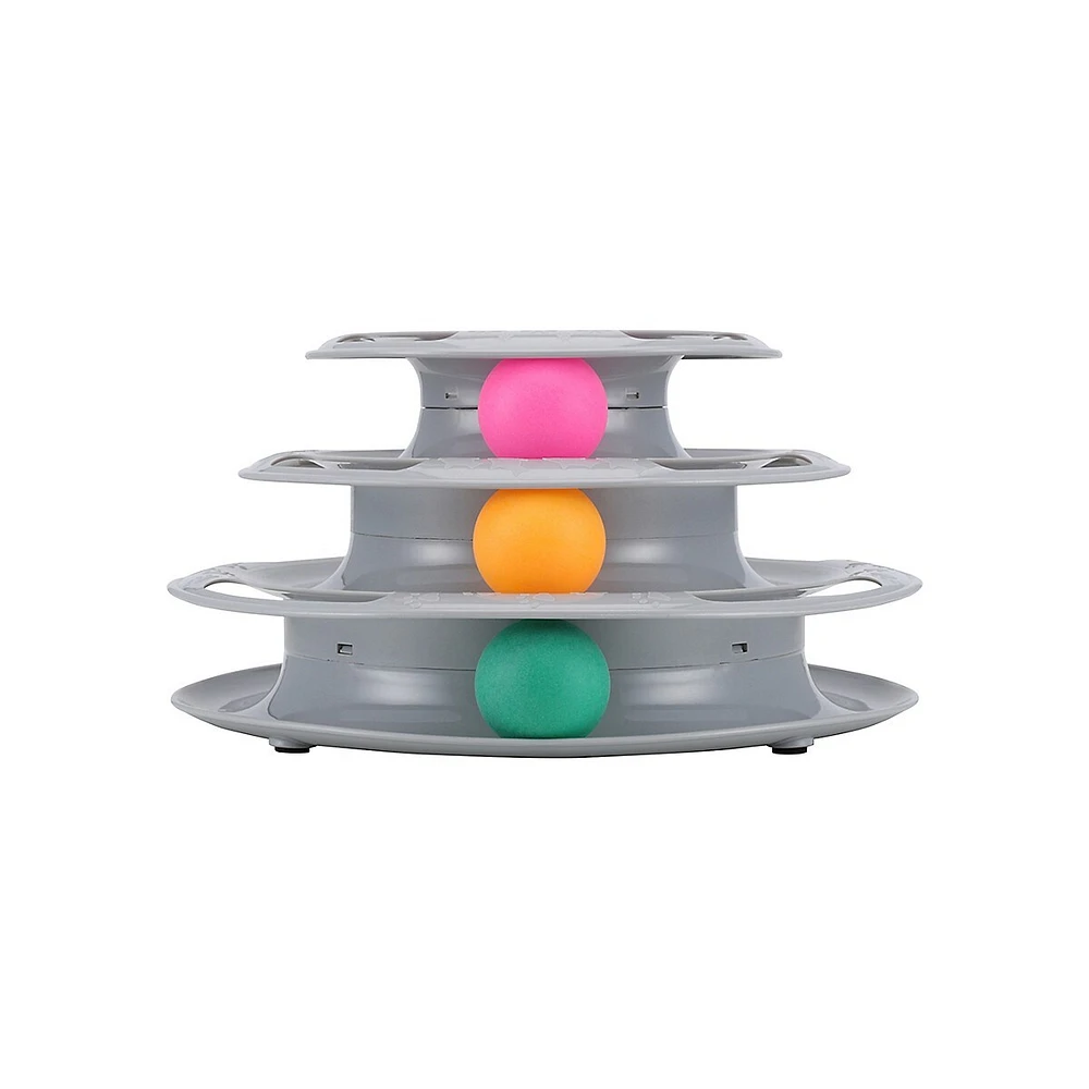 Cat Toy 3-Rings With Balls