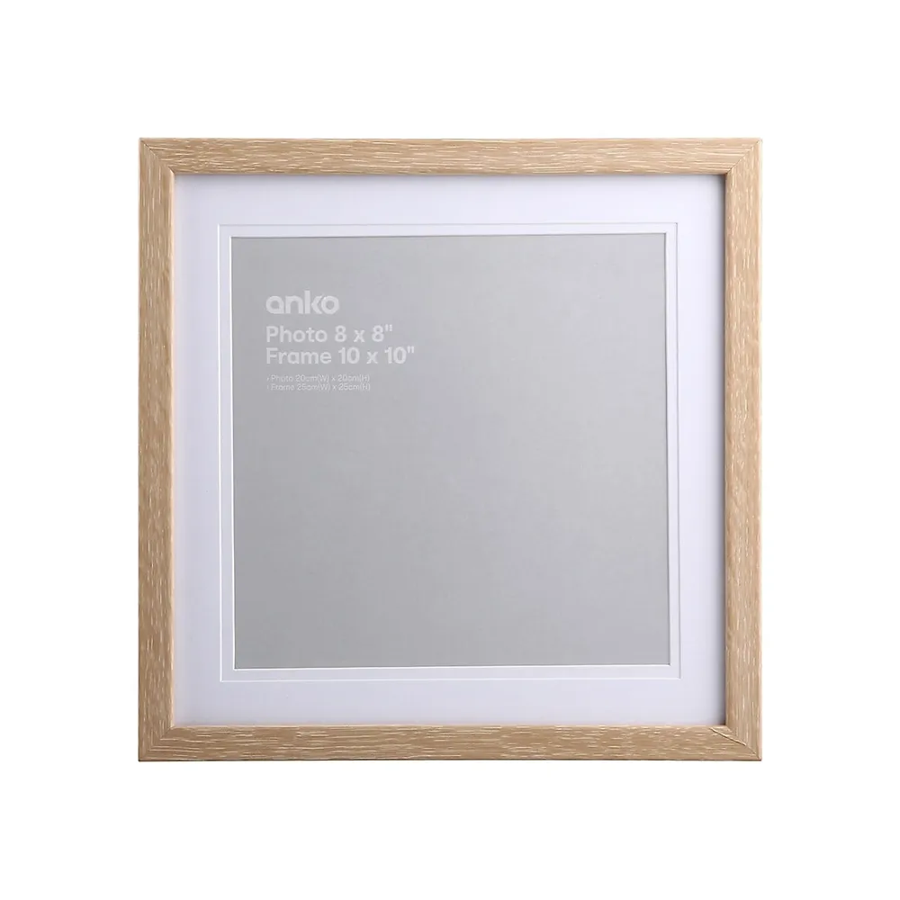 Anko Oak-Look Photo Frame - 8 x 8