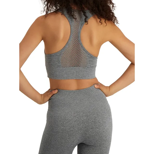 Anko Sports Medium-Support Seamfree Crop Top