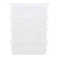 4-Pack Storage Boxes With Lid
