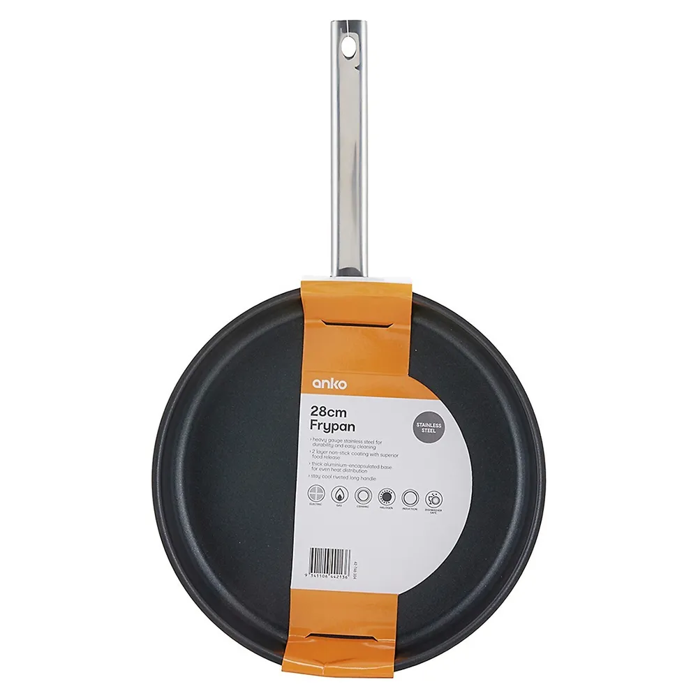 28cm Stainless Steel Frypan