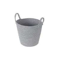 Large Round Rope Floor Basket With Handles