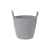 Large Round Rope Floor Basket With Handles